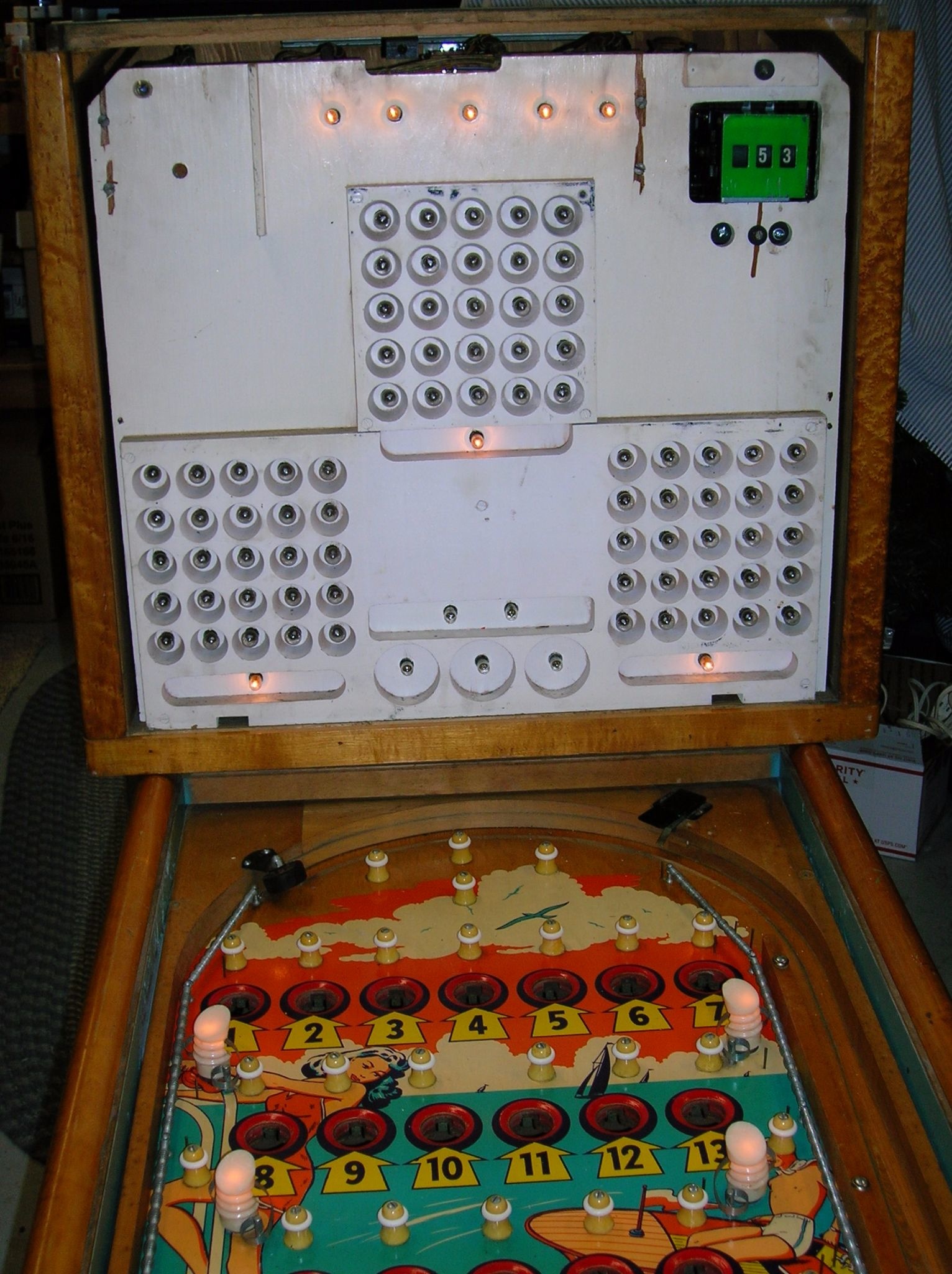Coney Island Bally Original 1951 Bingo Game Pinball Machine Service Manual
